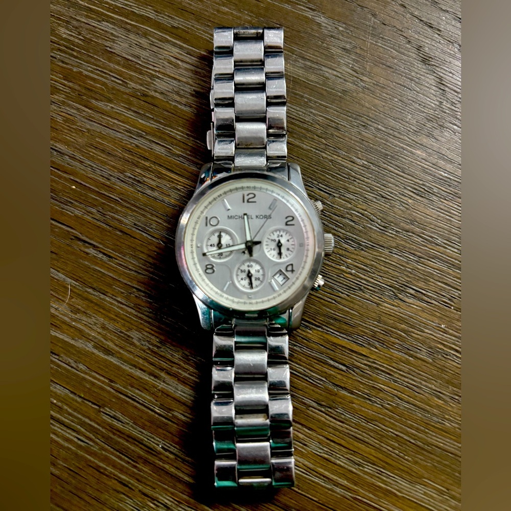 Michael Kors Womens Silver Watch